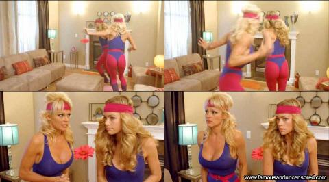 Pamela Anderson Rich Workout See Through Thong Hat Blonde Hd